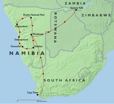 Wildlife and Wilderness of Namibia + Victoria Falls + Cape Town
