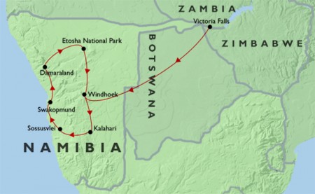 Wildlife and Wilderness of Namibia + Victoria Falls