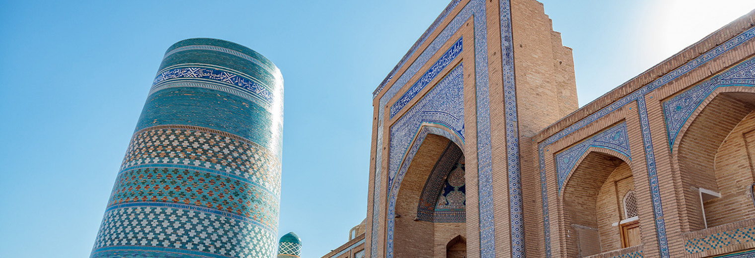 Muhammad Aminhon madrasah and Kalta minor, Khiva