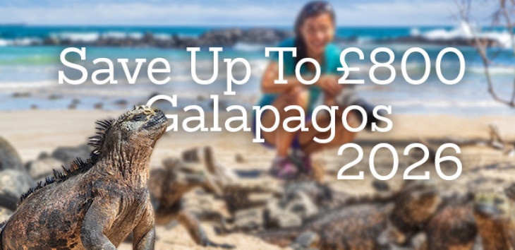 Save up to £800 per person on a trip to the Galapagos Islands